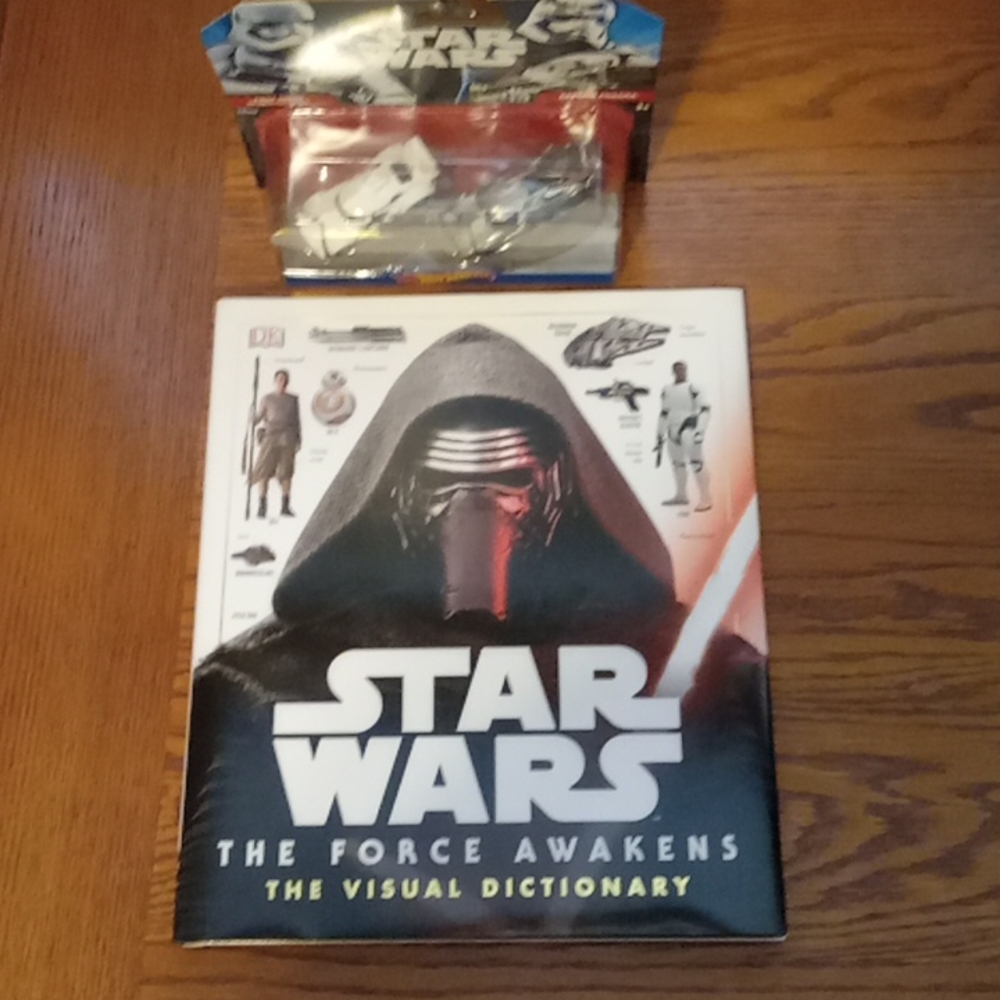 Star Wars DK Book and Hot Wheels
